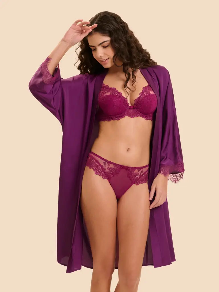 Soutien-gorge push-up décolleté SIMONE PERELE "Passion" 1I2347 - Rose Désir 440