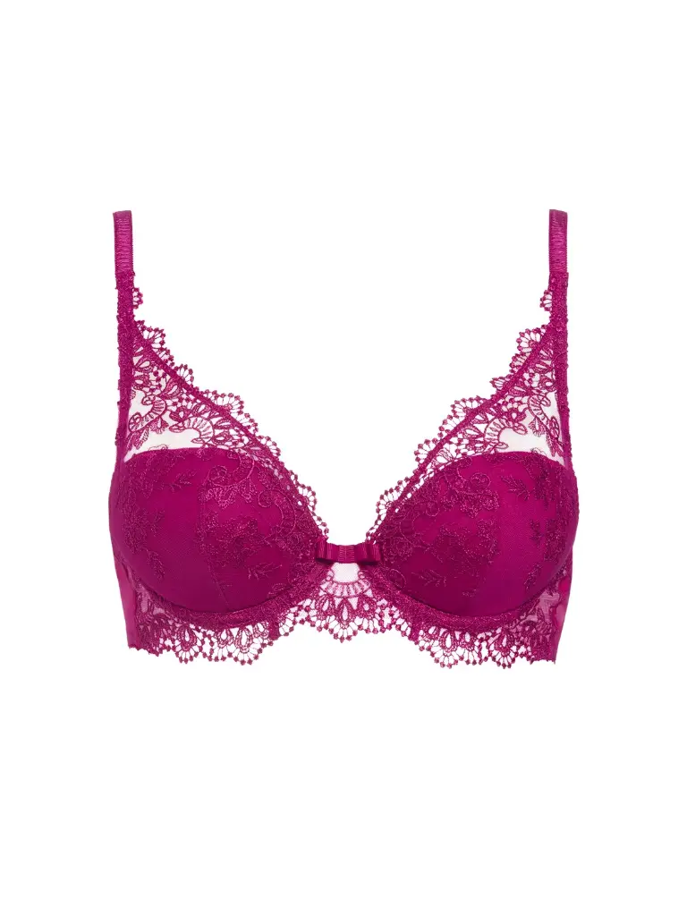 Soutien-gorge push-up décolleté SIMONE PERELE "Passion" 1I2347 - Rose Désir 440