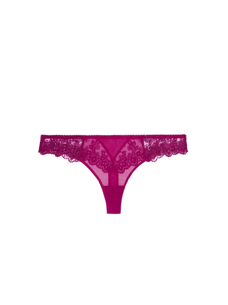 Tanga SIMONE PERELE "Passion" 1I2710 - Rose Désir 440