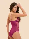 Body sans armatures en tulle SIMONE PERELE "Passion" 1I2510 - Rose Désir 440