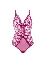 Body sans armatures en tulle SIMONE PERELE "Passion" 1I2510 - Rose Désir 440