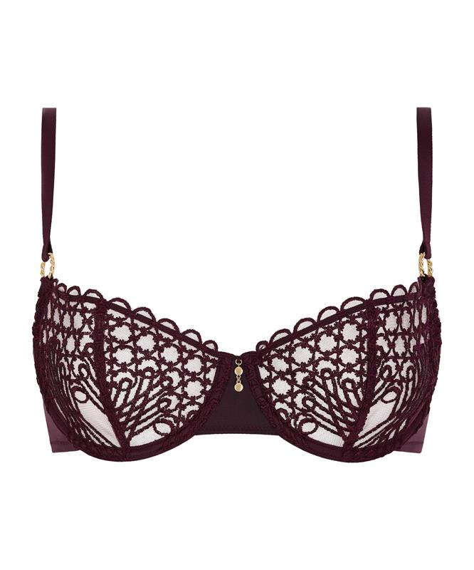 Soutien-gorge corbeille AUBADE "Eloge du désir" 7CF14 - Deep Berry