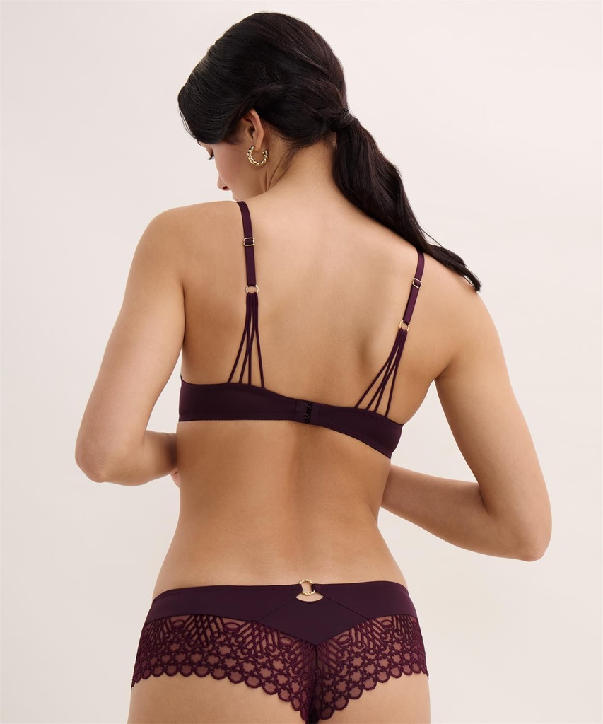 Shorty AUBADE "Eloge du désir" 7C70 - Deep Berry