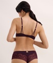Shorty AUBADE "Eloge du désir" 7C70 - Deep Berry