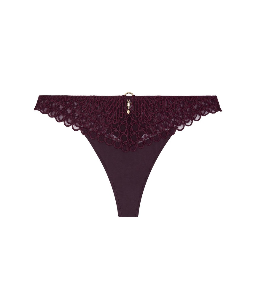 Tanga AUBADE "Eloge du désir" 7C26 - Deep Berry