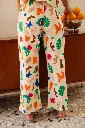 Pyjama long gauffré dame coton bio WE ARE JOLIES "Mini Souk"