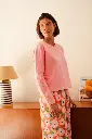 Pyjama long dame coton bio WE ARE JOLIES "Néroli"