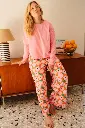 Pyjama long dame coton bio WE ARE JOLIES "Néroli"