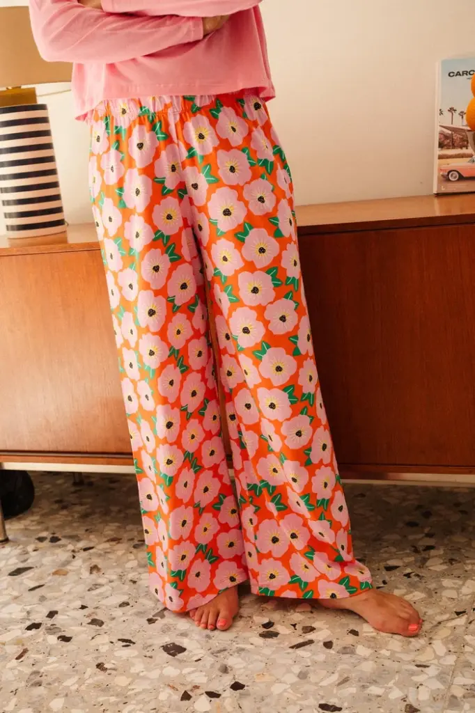 Pyjama long dame coton bio WE ARE JOLIES "Néroli"