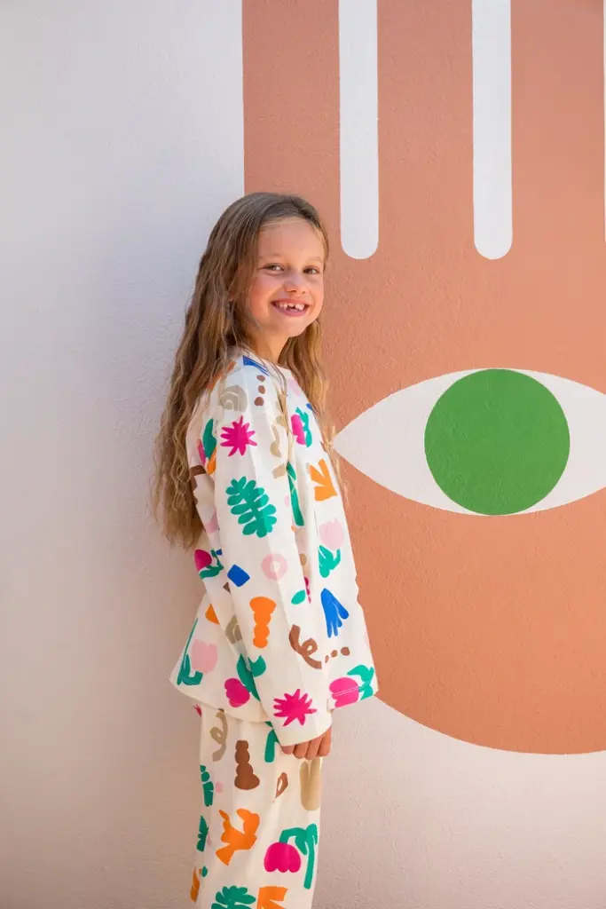 Pyjama long enfant coton bio WE ARE JOLIES "Mini Souk"