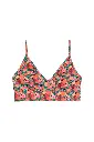 Brassière dame coton bio WE ARE JOLIES "Aquarelle Noir"