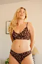 Brassière dame coton bio WE ARE JOLIES "Bambi Marron"