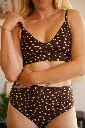 Brassière dame coton bio WE ARE JOLIES "Bambi Marron"