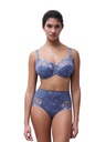 Soutien-gorge avec armatures 3 parties enveloppant CHANTELLE "Majestic" C1B3MU - Blue Sea E50