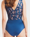 Body sans armatures LOUISA BRACQ "Série" 471-09 - Cobalt CBT