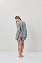 Pyjama short dame boutonné ARUELLE "Harriet" - Grey