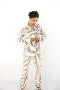 Pyjama dame long boutonné SENSIS "Avelin" 12S7008
