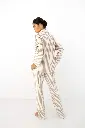 Pyjama dame long boutonné SENSIS "Avelin" 12S7008