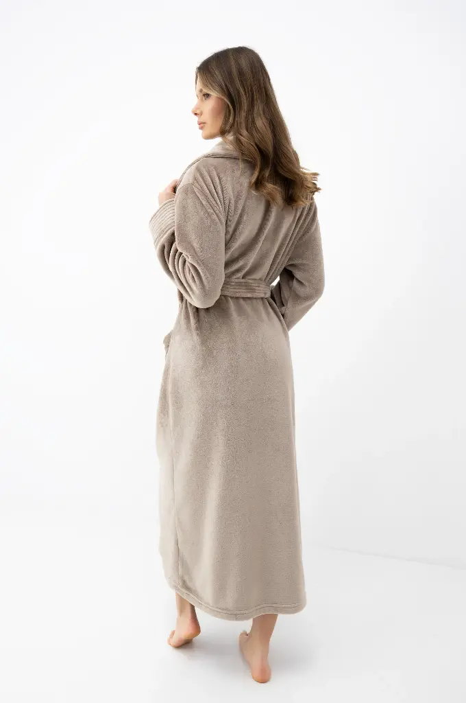 Peignoir dame long SENSIS "Marron" 11S7014