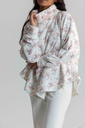 Poncho doux dame MIRA "Lapereau" 7066MW - Ecru 09