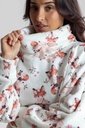 Poncho doux dame MIRA "Renardeau" 7066MW - Ecru 08
