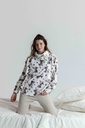 Poncho doux dame MIRA "Agneau" 7066MW - Ecru 07