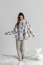 Poncho doux dame MIRA "Agneau" 7066MW - Ecru 07