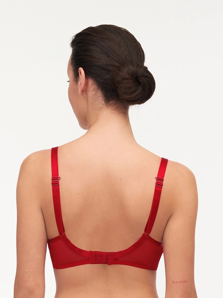 Soutien-gorge à coques spacer couvrant CHANTELLE "Chic Essential" C16G70 - Scarlet 05W