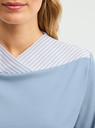 Pyjama long dame poignets resserés 100% coton CALIDA "Soulmate" 40591 - Dusty Grey 982