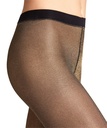 Collant fantaisie semi-opaques 30 deniers à paillettes FALKE "Glitter" 42338 - Black/Gold 3335