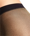 Collant fantaisie semi-opaques 30 deniers à paillettes FALKE "Glitter" 42338 - Black/Gold 3335