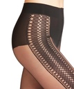Collant fantaisie fins 8 deniers FALKE "Grace" 42356 - Black 3009
