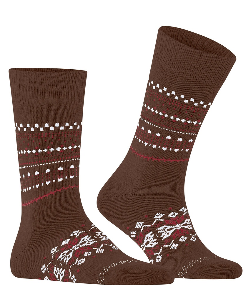 Chaussettes Hommes fantaisie Laine & Cashmire FALKE "Sky Limit" 12609 - Cappucino 5520