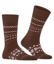 Chaussettes Hommes fantaisie Laine & Cashmire FALKE "Sky Limit" 12609 - Cappucino 5520