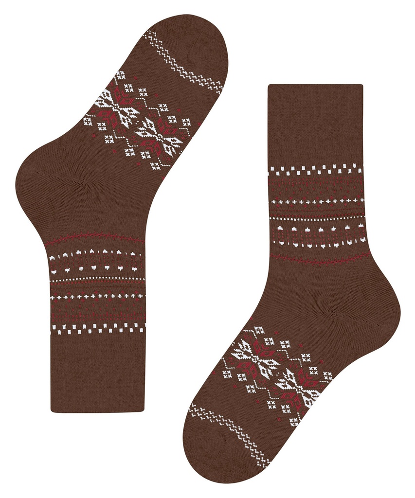 Chaussettes Hommes fantaisie Laine & Cashmire FALKE "Sky Limit" 12609 - Cappucino 5520