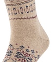 Chaussettes Hommes fantaisie Laine & Cashmire FALKE "Sky Limit" 12609 - Beige mel 4091