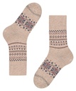 Chaussettes Hommes fantaisie Laine & Cashmire FALKE "Sky Limit" 12609 - Beige mel 4091
