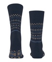 Chaussettes Hommes fantaisie Laine & Cashmire FALKE "Sky Limit" 12609 - Space Blue 6116