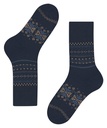 Chaussettes Hommes fantaisie Laine & Cashmire FALKE "Sky Limit" 12609 - Space Blue 6116