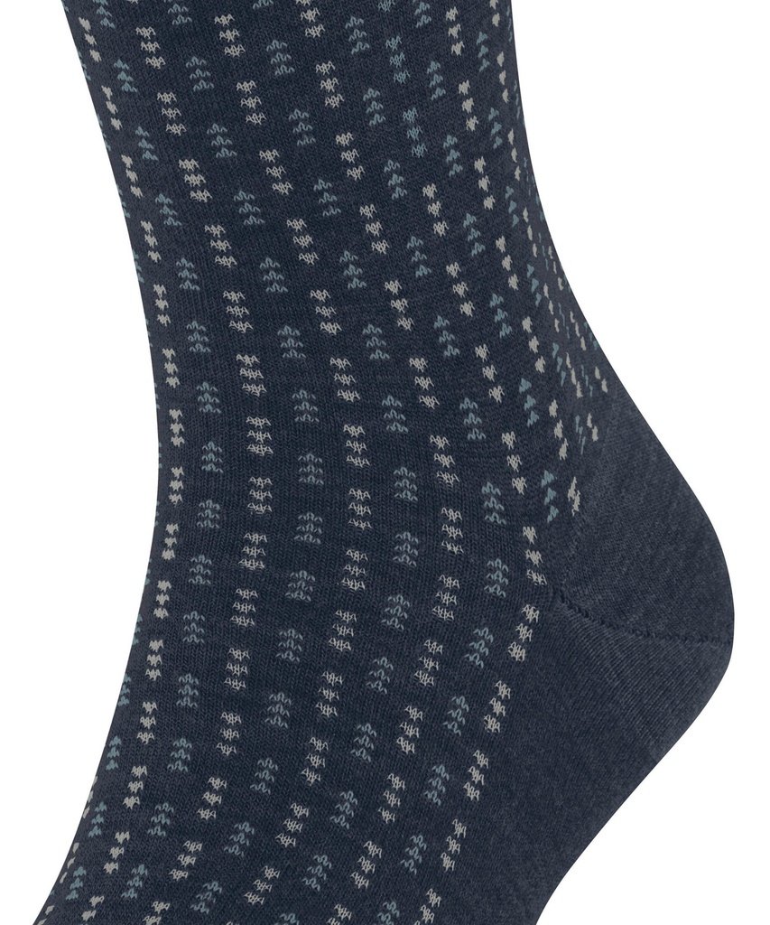 Chaussettes Homme Laine fantaisie FALKE "Airport Special Edition" 12607 - Space Blue 6116