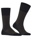 Chaussettes Homme Laine fantaisie FALKE "Airport Special Edition" 12607 - Black 3000