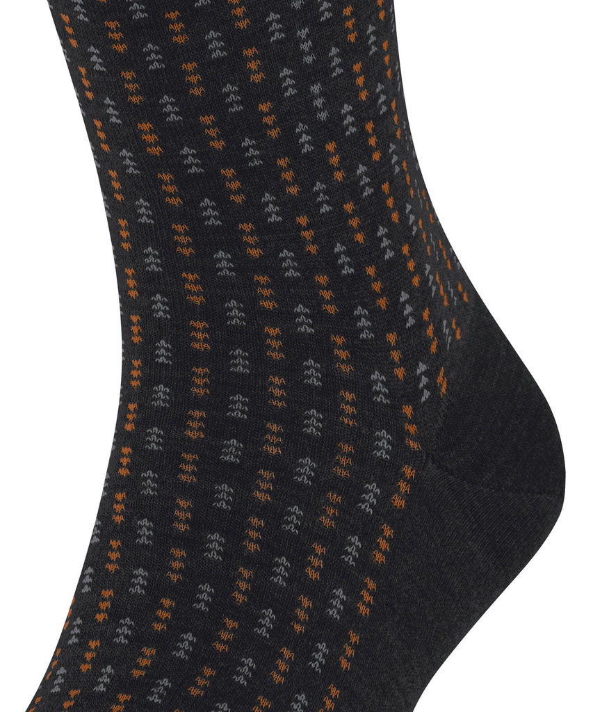 Chaussettes Homme Laine fantaisie FALKE "Airport Special Edition" 12607 - Black 3000