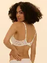 Soutien-gorge coques spacer plongeant SIMONE PERELE "Subtile" 19Y316 - Naturel 030