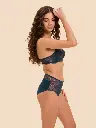 Culotte taille haute SIMONE PERELE "Karma" 12V770 - Bleu Prestige 595
