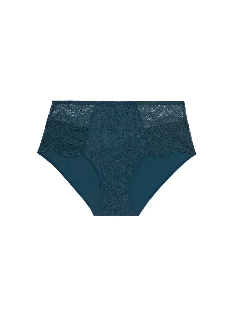 Culotte taille haute SIMONE PERELE "Karma" 12V770 - Bleu Prestige 595
