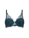 Soutien-gorge avec armatures triangle paddé SIMONE PERELE "Karma" 12V343 - Bleu Prestige 595