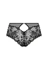 Sorty LISE CHARMEL "Cuir Sexy Couture" ACM0405 - Noir Argent 8163