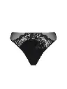 String LISE CHARMEL "Cuir Sexy Couture" ACM0005 - Noir Argent 8163