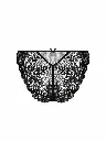 Slip séduction LISE CHARMEL "Cuir Sexy Couture" ACM0705 - Noir Argent 8163