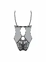 Body LISE CHARMEL "Cuir Sexy Couture" ALM5205 - Noir Argent 8163